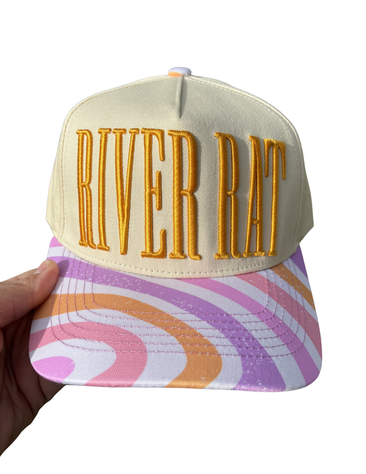 RIVER RAT TRUCKER HAT | CANVAS CAP -  LAST CALL