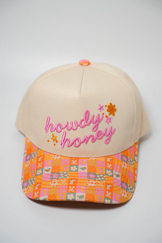 HOWDY HONEY CANVAS CAP
